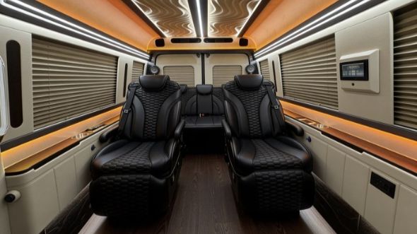 8 passenger sprinter van inside lubbock