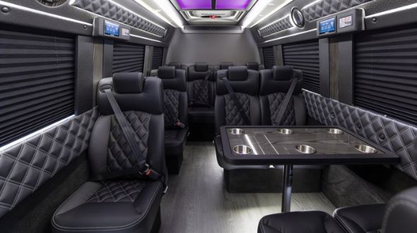 lubbock 15 passenger sprinter van interior
