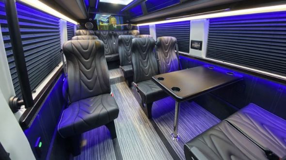 lubbock 18 passenger sprinter van interior