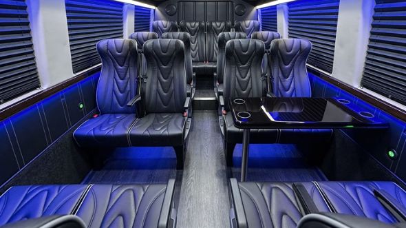 lubbock 20 passenger sprinter van interior