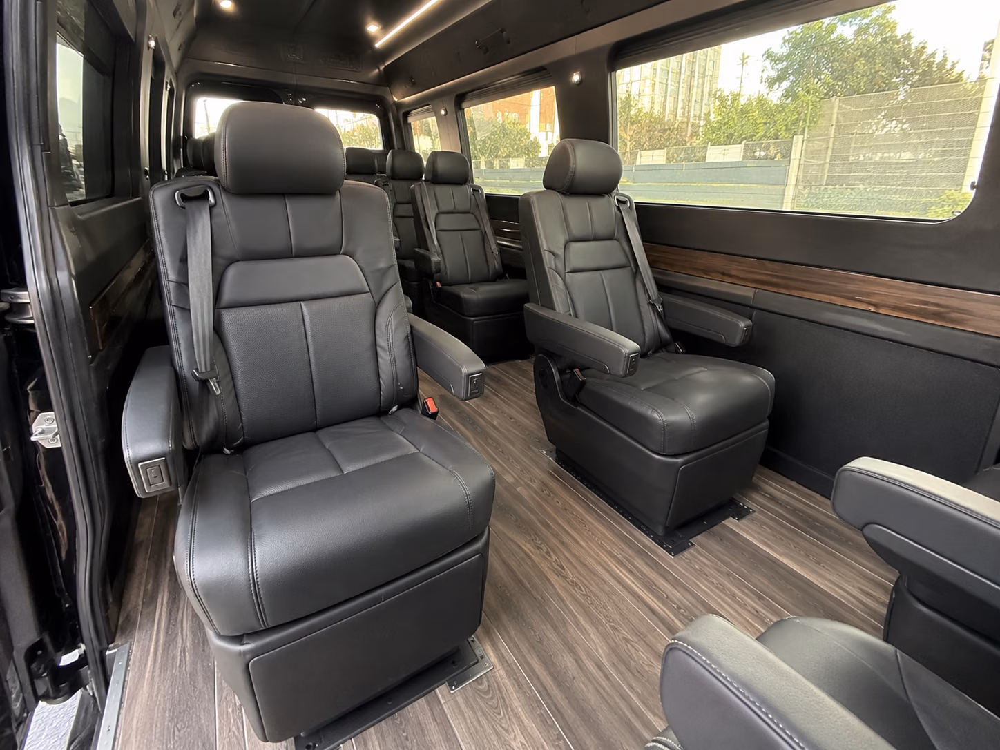 lubbock 10 passenger sprinter van interior
