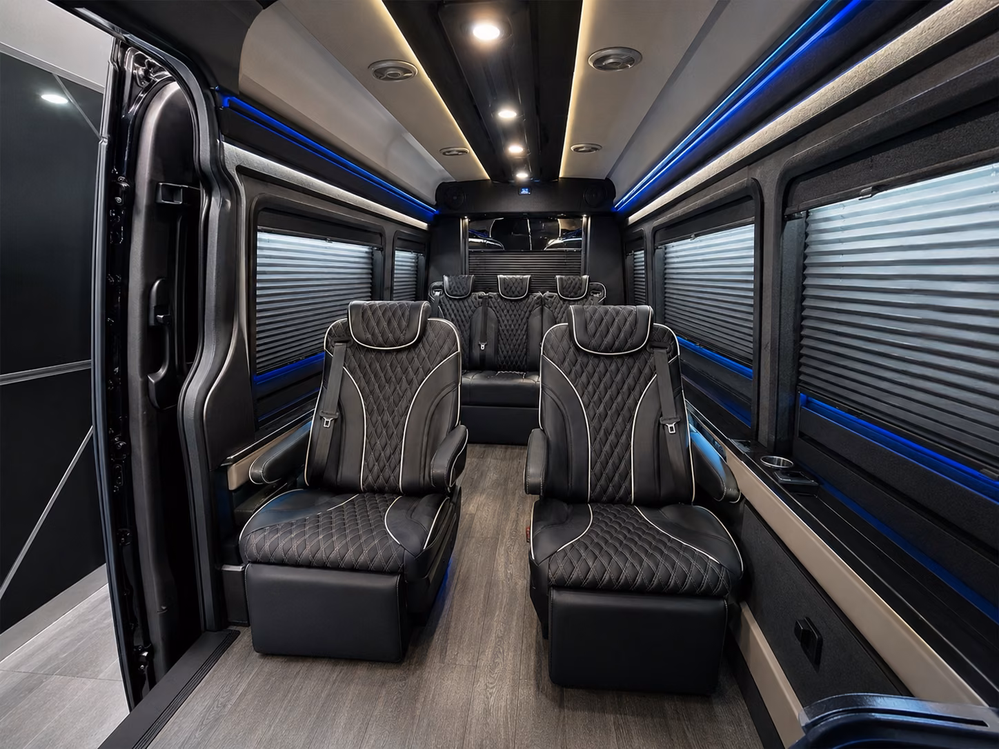 lubbock 18 passenger sprinter van inside