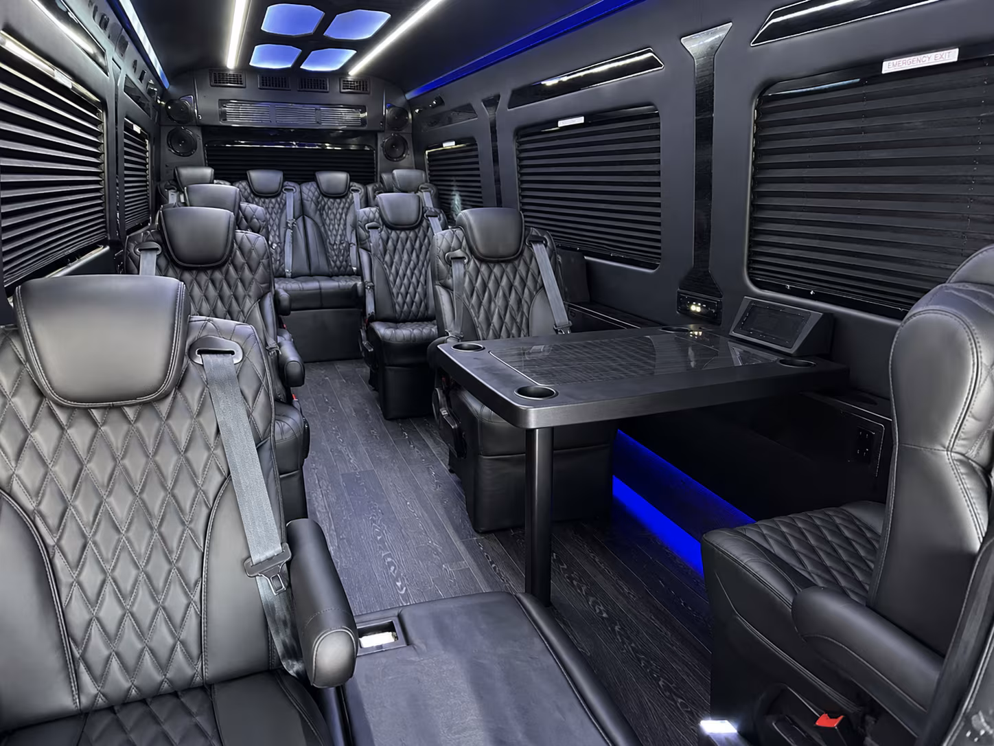 lubbock 20 passenger sprinter van inside