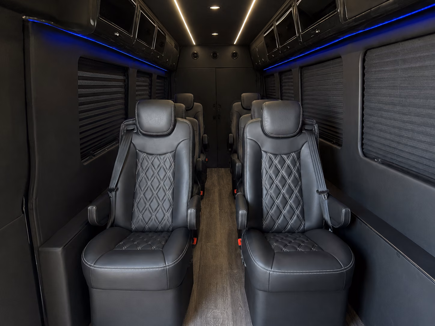 lubbock 8 passenger sprinter van inside