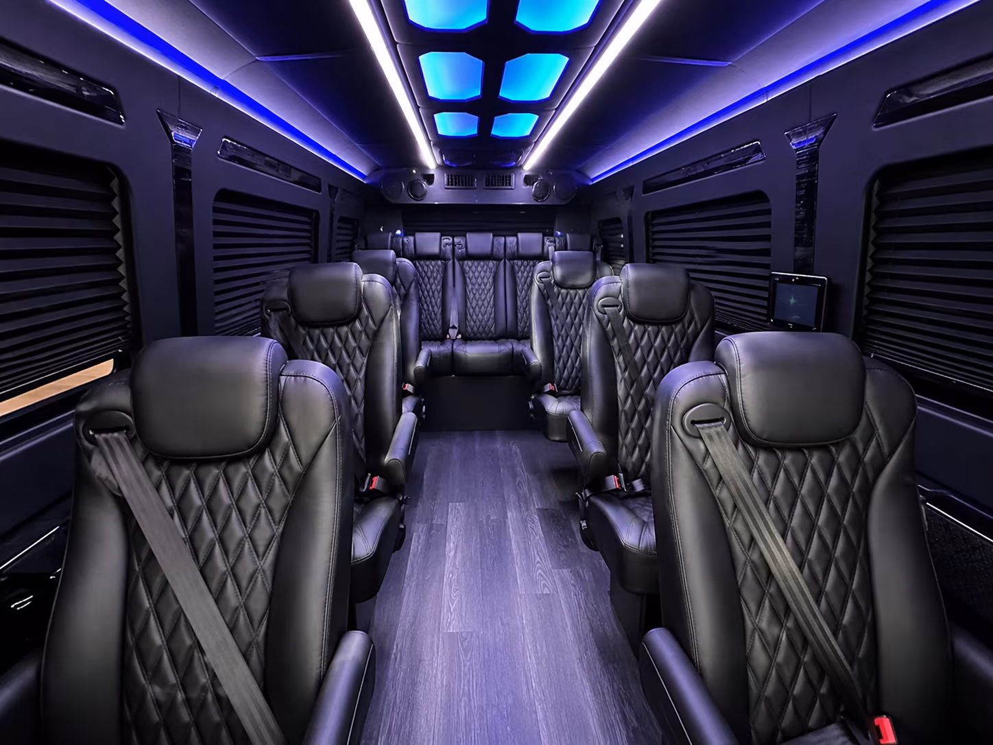 lubbock arena and amphitheater sprinter van transportation for large groups