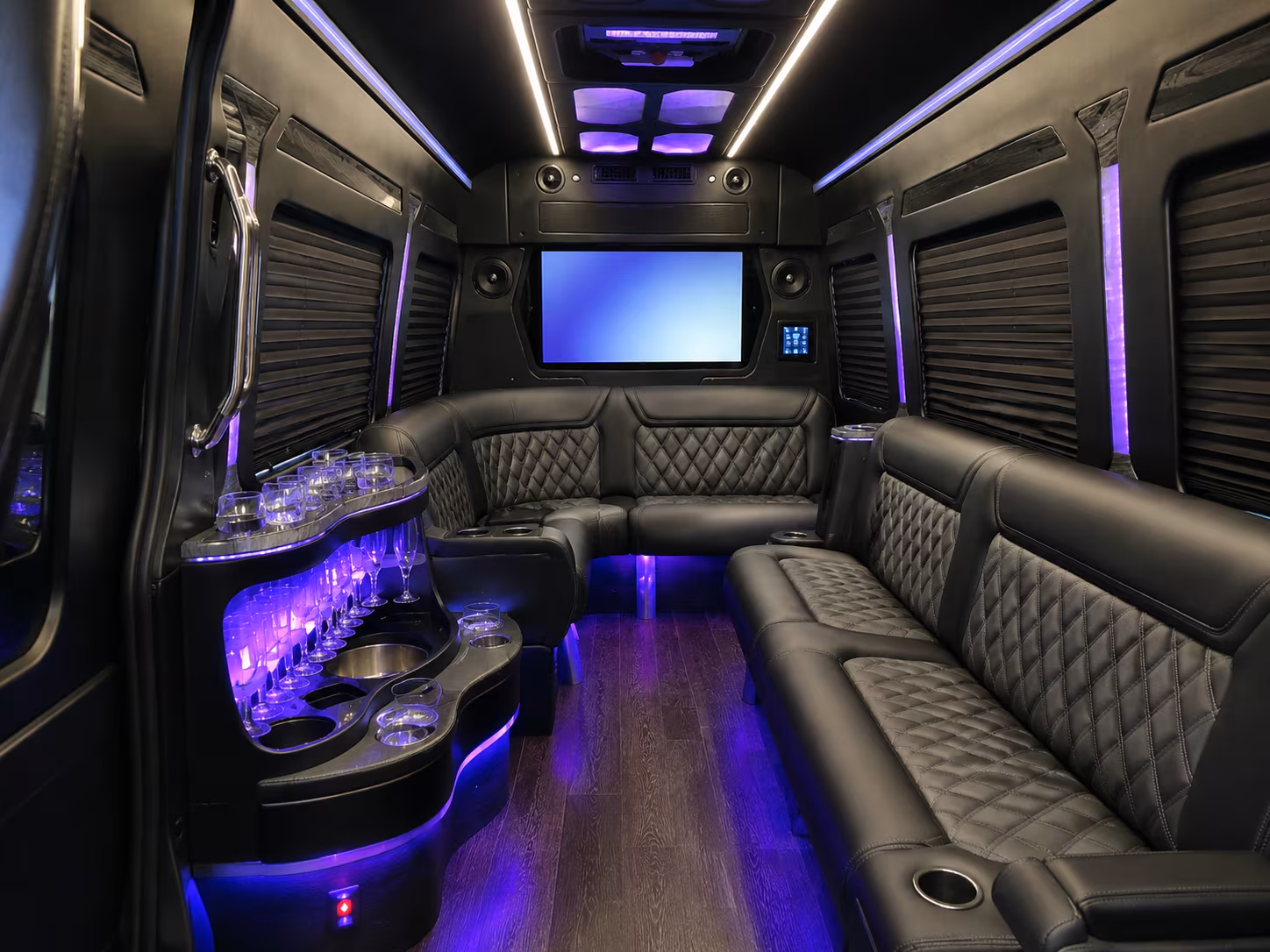 lubbock sprinter limousine inside