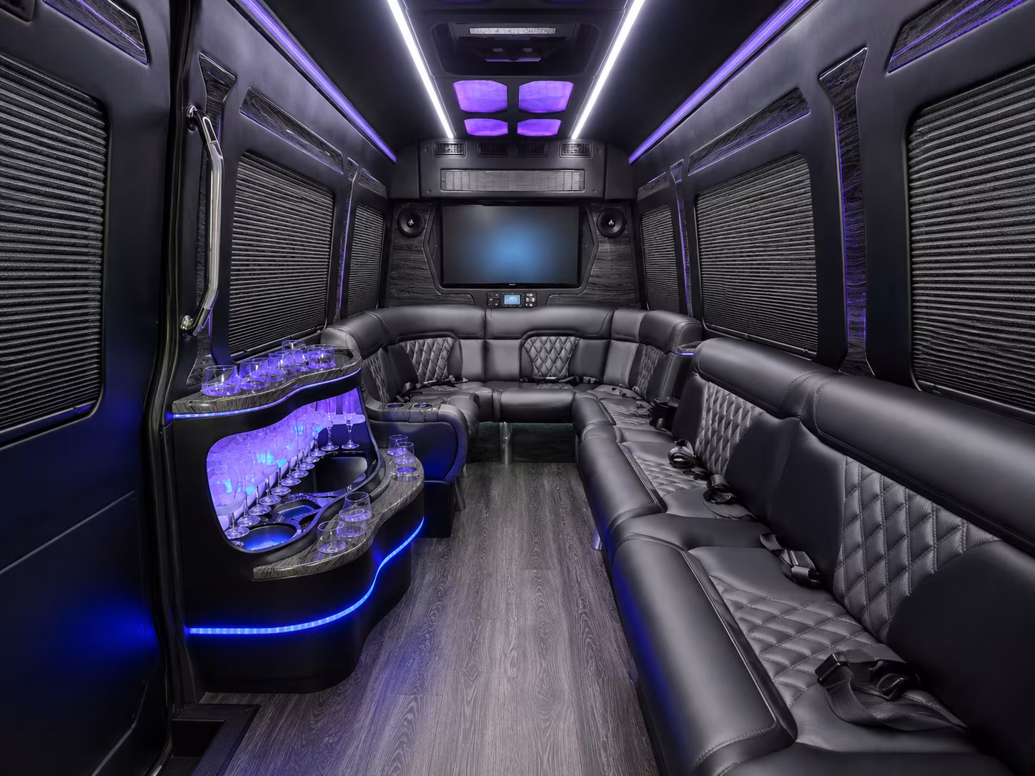 lubbock sprinter limousine interior